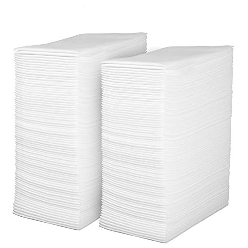 ChefLand Linen Feel Disposable Guest Towels - Cloth Like White Paper Hand Napkins 200 Pack - Highly Absorbent, Soft Fancy Guest Hand Towels for Bathroom, Parties, Dinner, Cocktails, Kitchen, Weddings & Events - Image 1