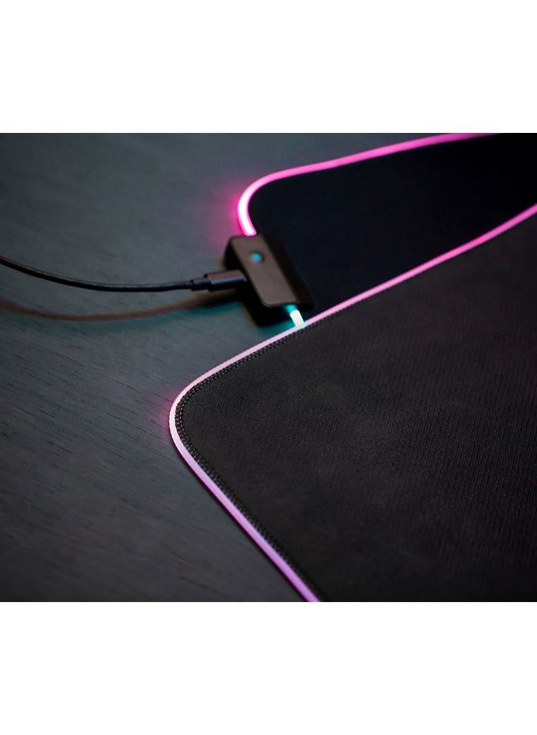 DarkFlash - darkFlash FLEX800 Extended Large Oversize RGB Gaming Mouse Pad, (30.5x11.8) Inch, 800MM,  Soft Cloth, Non-Slip, Water-Resistant Rubber Base, Computer Keyboard Mat with 9 Lighting Mode - Image 1