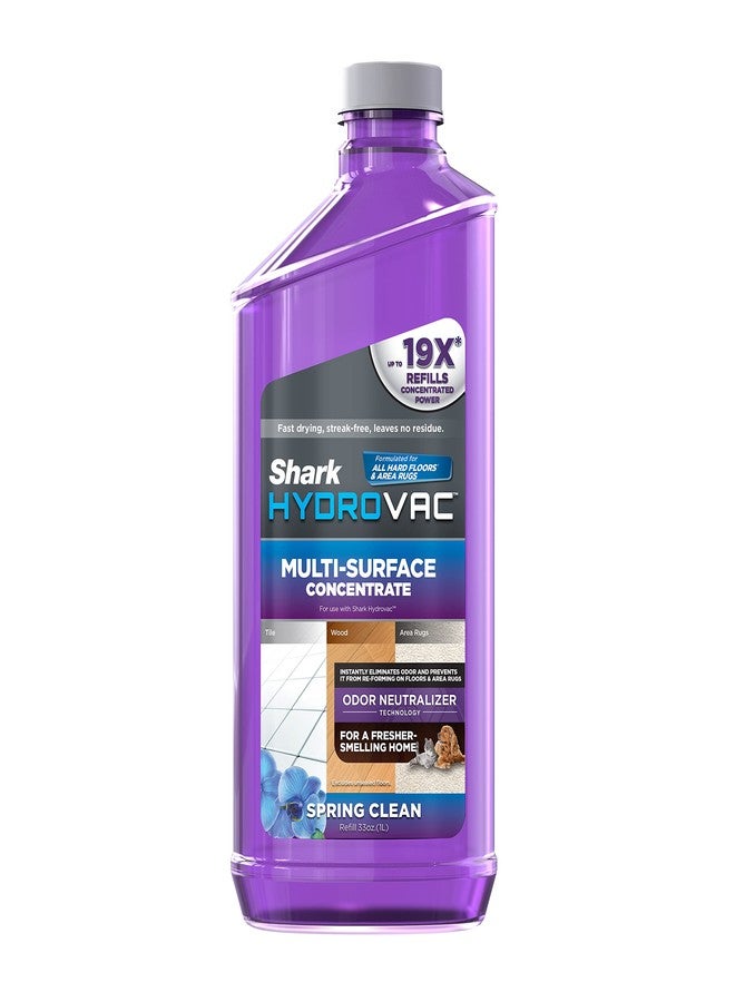 Shark HydroVac Multi-Surface 33-Oz. Concentrate with Odor Neutralizer Technology, Compatible with all HydroVac 3-in-1 Cleaners, for Sealed Hard Floors & Area Rugs, Spring Clean Scent, Purple, WDCM30 - Image 1