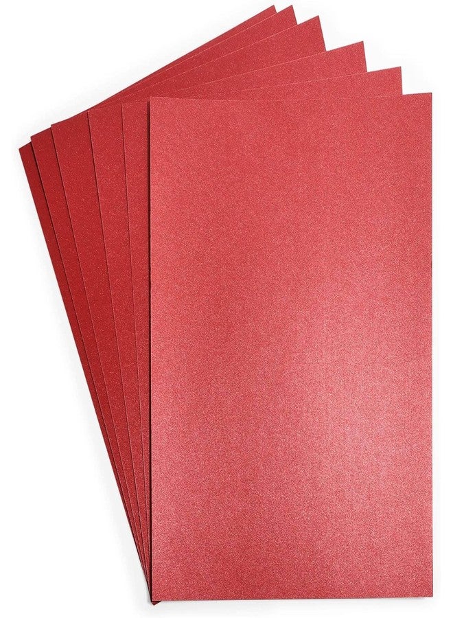 Paper Junkie Metallic Red Craft Paper Sheets - 8.5 x 11 In, Red, 50-Pack, Shimmer Lightweight Cardstock - Metallic Cardstock for Scrapbooking & Card Making, Craft Paper for Decorations - Image 1