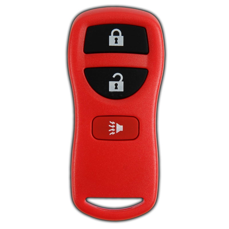 KeylessOption Key Fob for 2002 2003 2004 2005 2006 2007 2008 2009 2010 2011 2012 2013 2014 2015 2016 2017 Nissan Titan Rogue Infiniti Remote 3Button KBRASTU15 Programming Guide Included