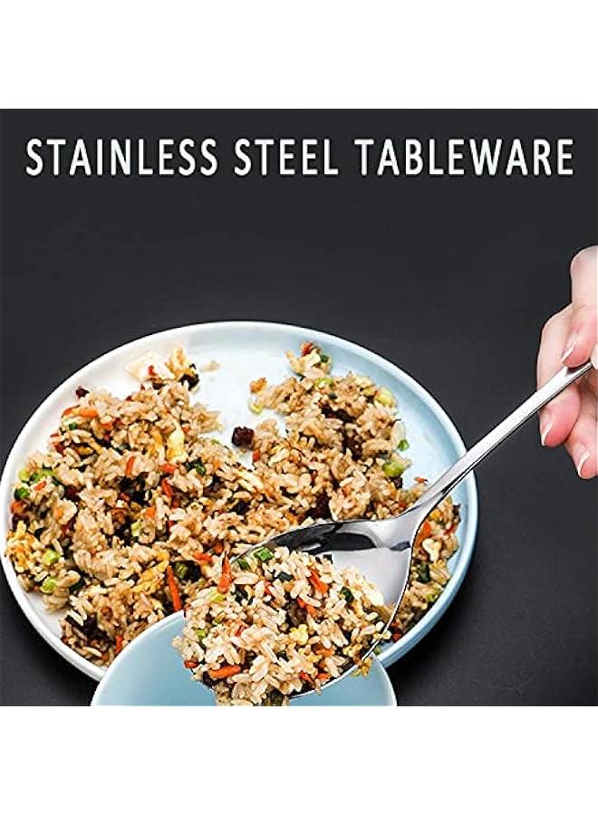 MOXO Set of 6 Kids Sierware Stainless Steel Childsafe Flatware with Little Bear Design  Includes 3 Forks and 3 Tablespoons for Children  Toddler Utensils Metal Cutlery Set - Image 5