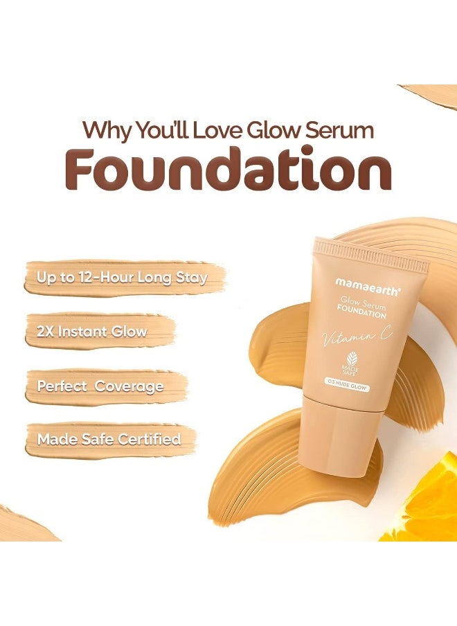 Glow Serum Foundation Mini Tube With Vitamin C And Turmeric For 12-Hour Long Stay 18 Ml - pzsku/Z3A6128814E3F8B22297BZ/45/_/1727684956/3da6fcad-b536-420d-a336-c7e52e681980