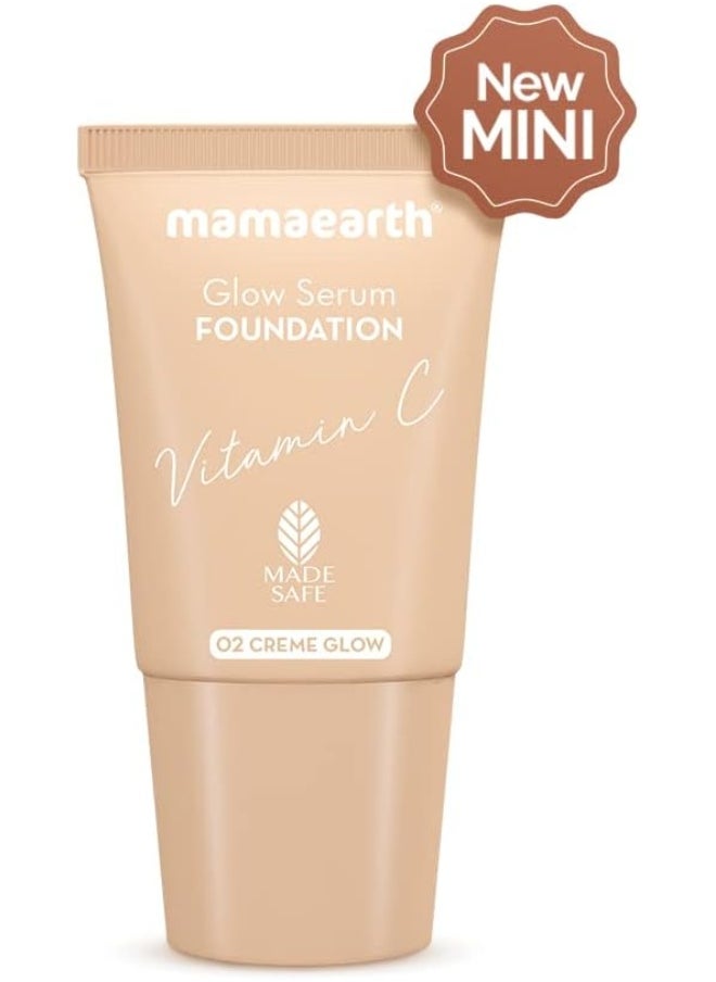 Glow Serum Foundation Mini Tube With Vitamin C And Turmeric For 12-Hour Long Stay 18 Ml - pzsku/Z3A6128814E3F8B22297BZ/45/_/1727685022/b4d42ca3-9373-4078-ae76-a24fb1f6eeab