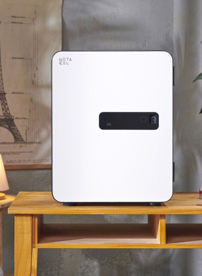 Eagle METACEL MC-040PR-Ivory white Fire-Resistant Fingerprint Safe , Digital Lock - Image 2