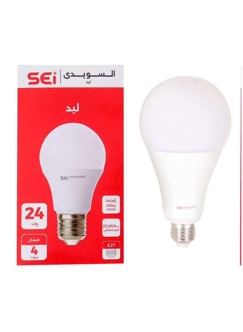 السويدى لمبة ليد بقوة 24 وات من السويدي ليد إضاءة بيضاء بضمان السويدي