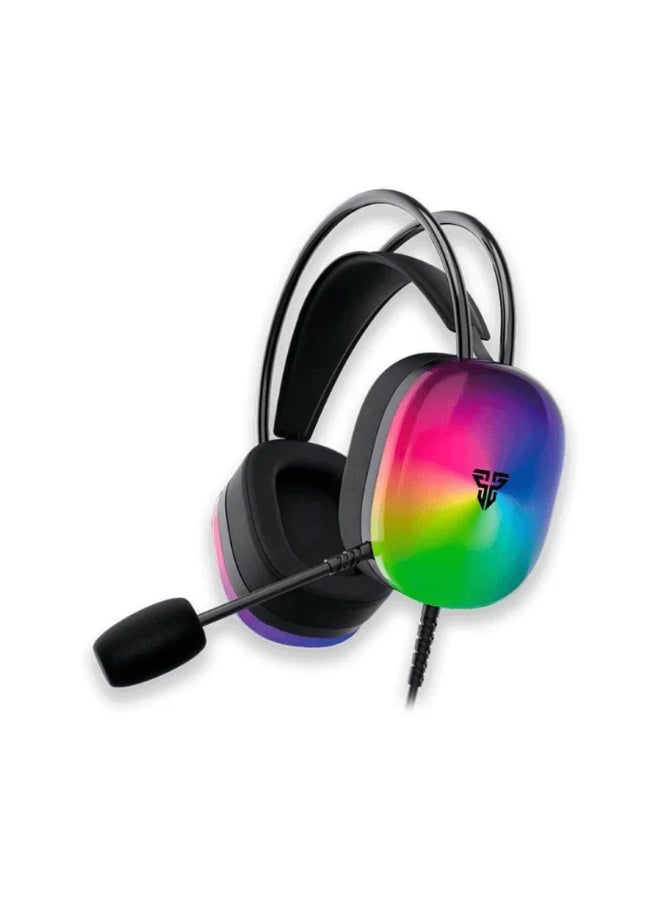 FANTECH HG29 Aurora USB 7.1 Surround Sound Gaming Headset RGB Lighting - Image 1