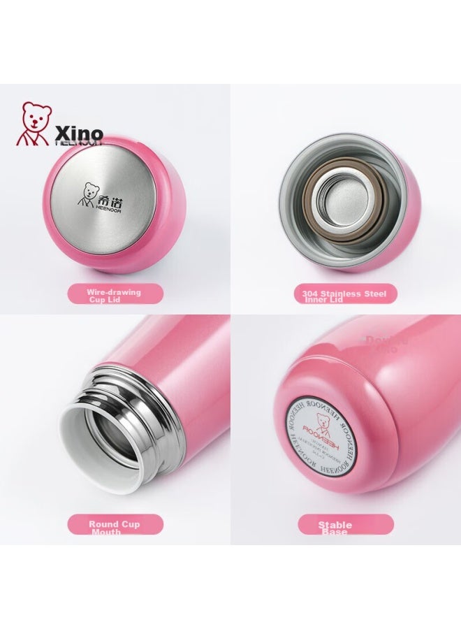 Heenoor Xino Insulated Mug For Women, Stylish Stainless Steel Water Bottle, Portable Home Tea Cup Xn-9638 Magic Pink 300ml - Image 4
