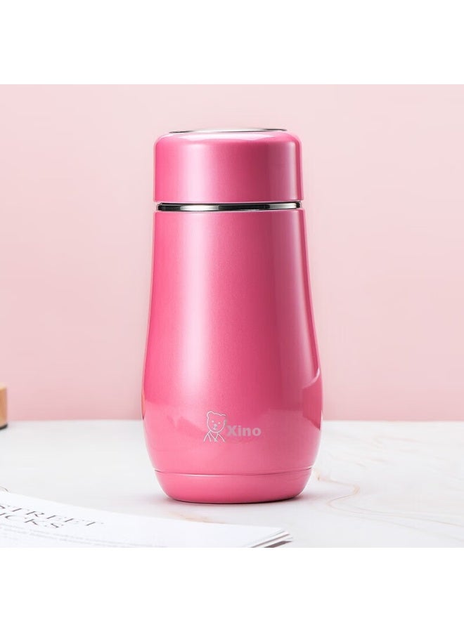 Heenoor Xino Insulated Mug For Women, Stylish Stainless Steel Water Bottle, Portable Home Tea Cup Xn-9638 Magic Pink 300ml - Image 1