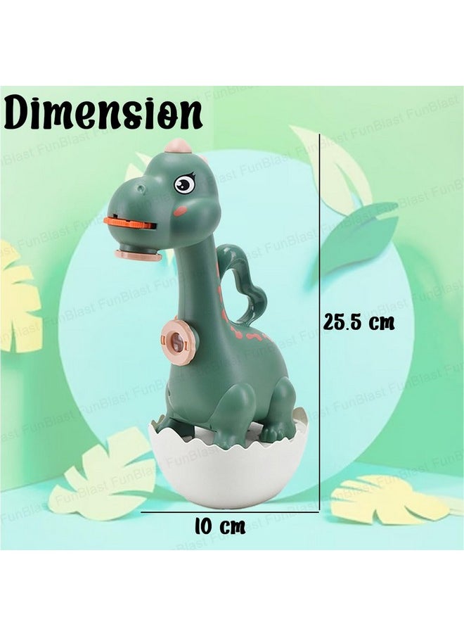 FunBlast FunBlast Dino Flashlights Projector Torch for Kids - Projection Light for Kids, Slide Projector Torch for Kids, 6 Slides with Color Markers & Reusable Canvas Coloring Kit (Green)  - Image 2