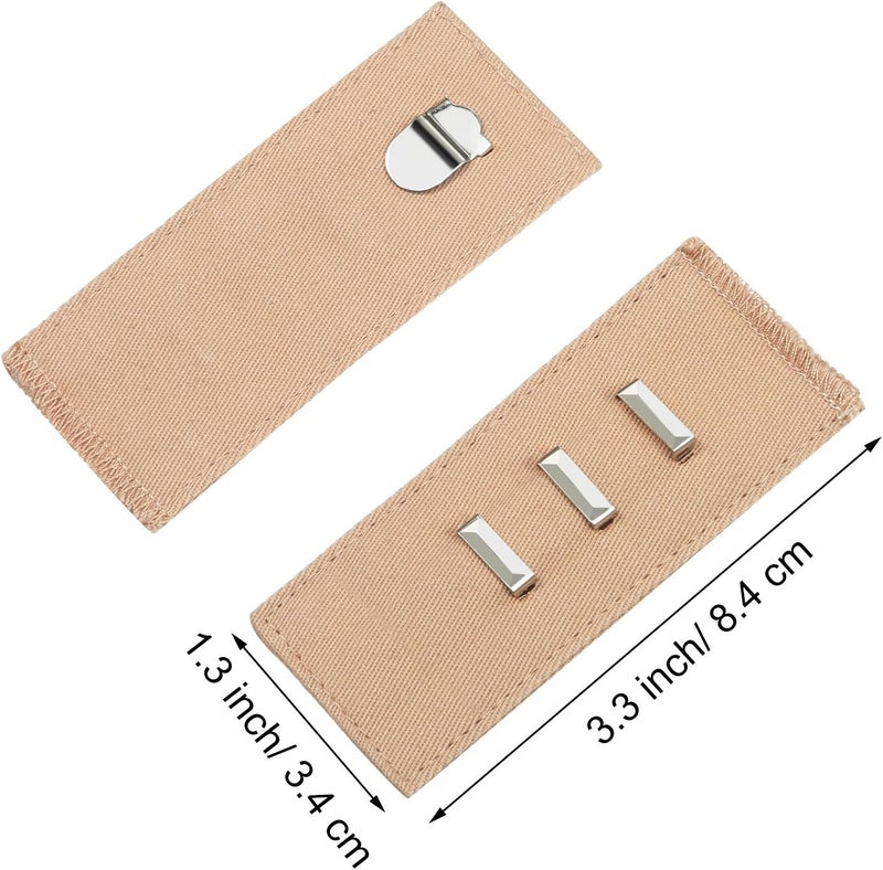 TOODOO TOODOO 10 Pieces Pants Waist Extenders with Metal Hook for Pants Jeans Trousers and Skirt for Pregnancy Maternity Women Men Jeans Favors  - Image 2