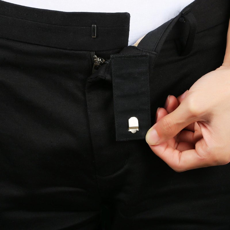 TOODOO TOODOO 10 Pieces Pants Waist Extenders with Metal Hook for Pants Jeans Trousers and Skirt for Pregnancy Maternity Women Men Jeans Favors  - Image 4
