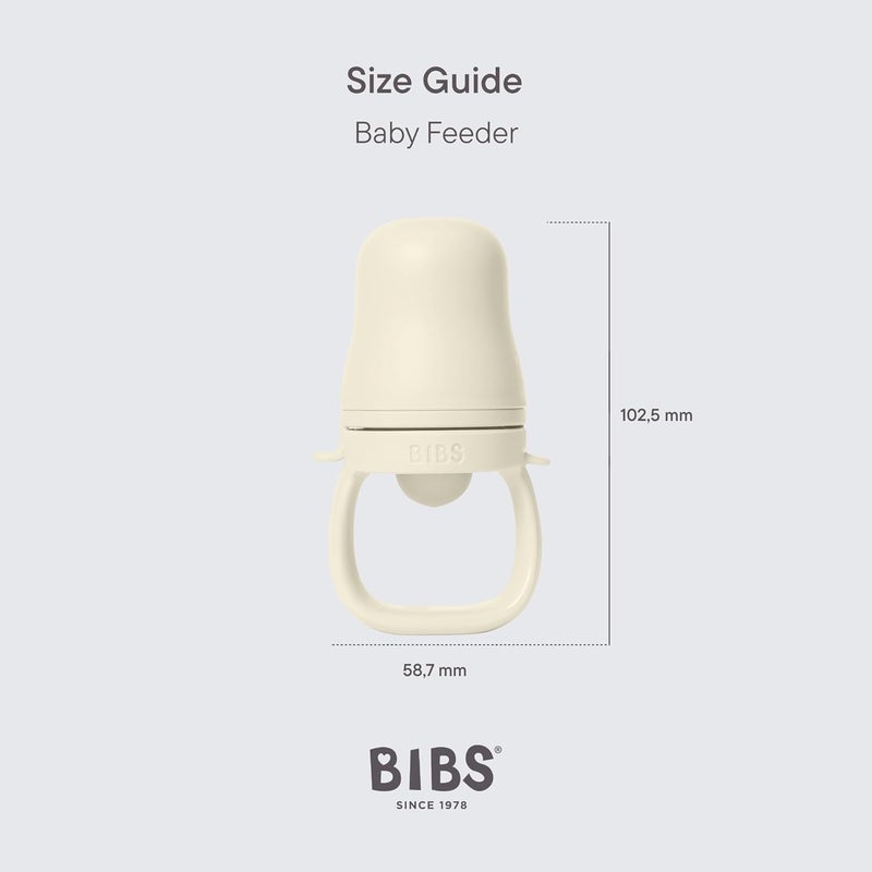 BIBS حلمة سيليكون لبن الأطفال من بيبس - عاجي - Image 3