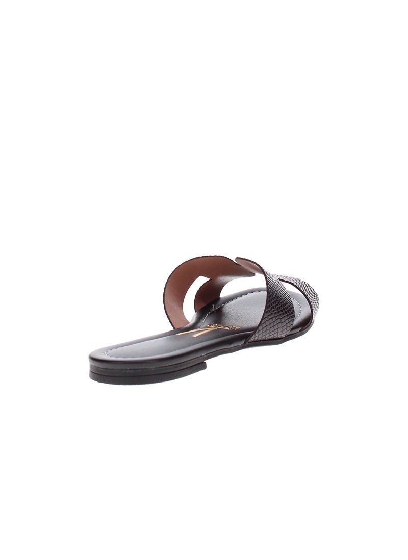 Vizzano Ladies Flat Sandals Black | Made In Brazil - Image 3