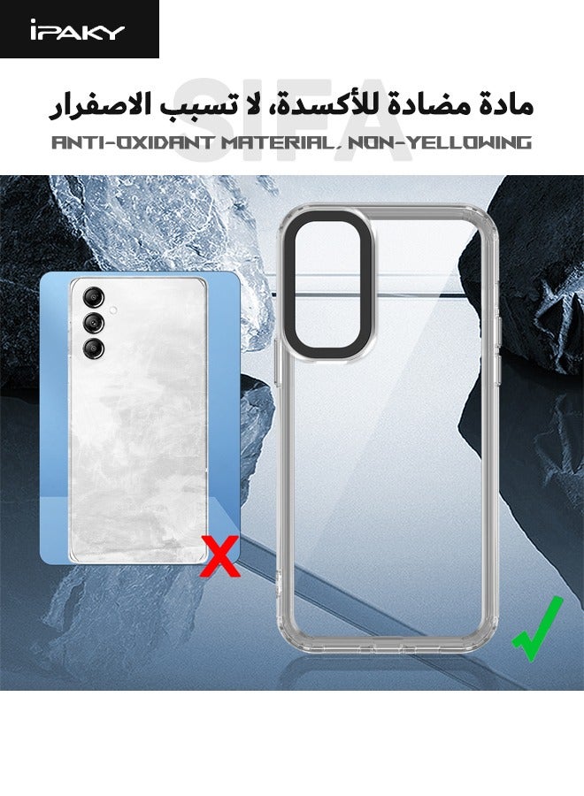 إيباكي غطاء Samsung Galaxy A25 5G، غطاء حماية نحيف من مادة مختلطة، [مضاد للسقوط] [مضاد للانزلاق] [مقاوم للصدمات] [بصمة أصابع غير لاصقة] حافظة واقية لهاتف Samsung Galaxy A25 5G، شفاف - Image 3