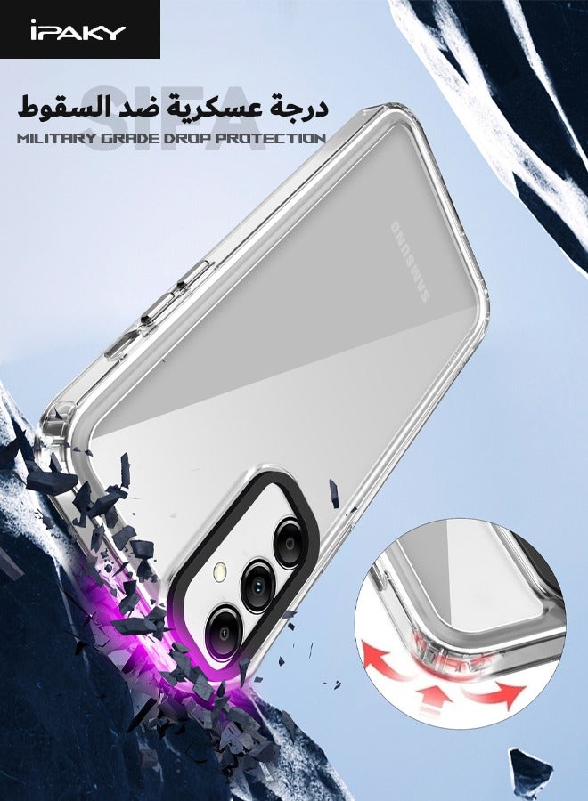 إيباكي غطاء Samsung Galaxy A25 5G، غطاء حماية نحيف من مادة مختلطة، [مضاد للسقوط] [مضاد للانزلاق] [مقاوم للصدمات] [بصمة أصابع غير لاصقة] حافظة واقية لهاتف Samsung Galaxy A25 5G، شفاف - Image 2