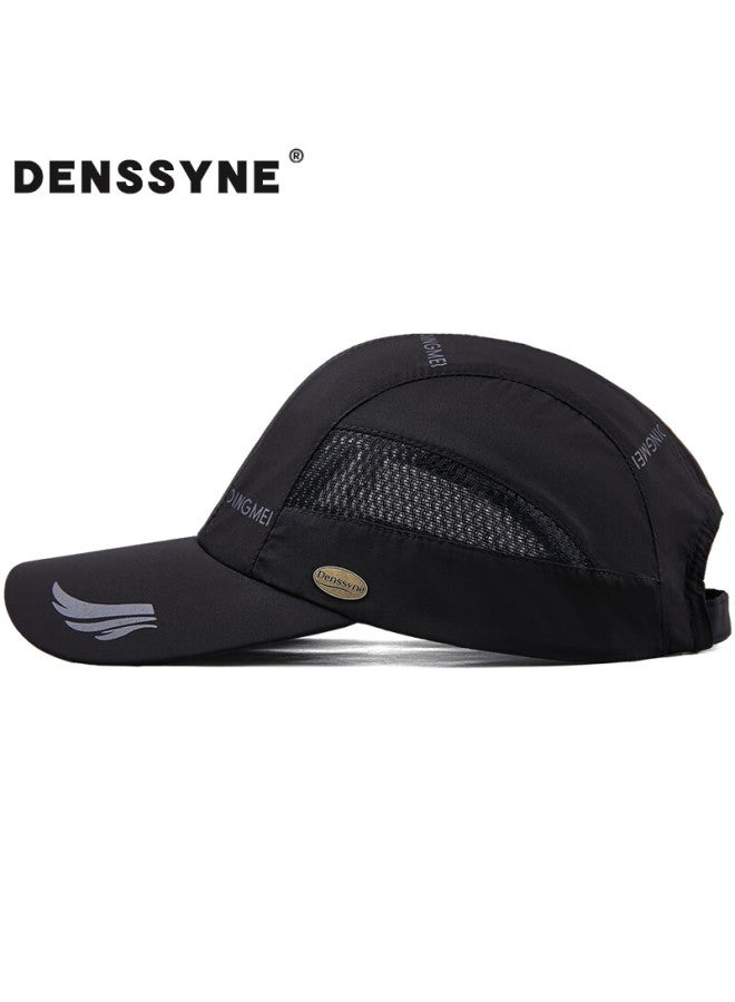 Denssyne Quick Dry Mesh Baseball Cap For Men, Summer Sun Hat For Marathon Running Sports, Breathable And Sun Protection - Image 2