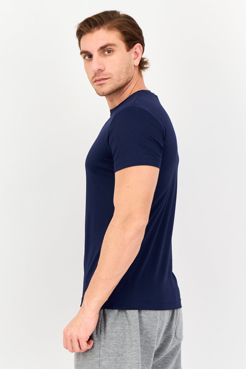 PUMA Men Sportswear Fit Short Sleeve Outdoor T-Shirt, Navy - Image 2