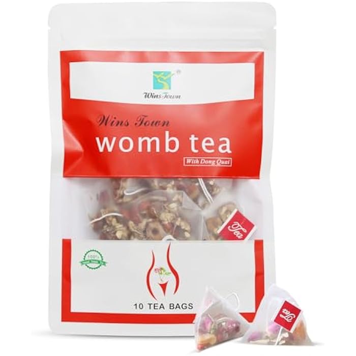 Wins Town Womb Tea, Herbal Tea for Women's Health, Support Uterus Clean and Detox, 10 Tea Bags - Image 1