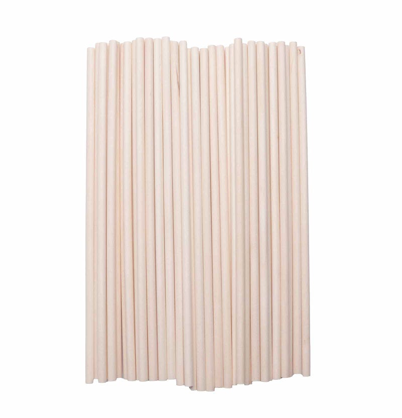 Ruwado 60 Pcs 12 Inch Wooden Dowel Rods Natural Unfinished Wood Hardwood Sticks for Crafting Project DIY Home Decoration Photo Painting Props Cake Toppers Centerpiece 5 mm 8 Inch