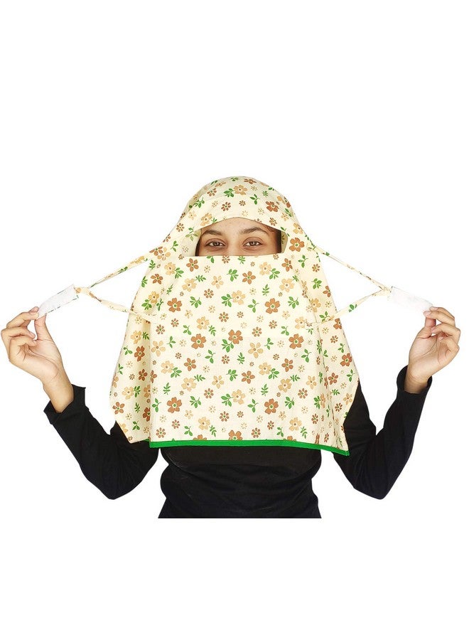 Switchon Cotton Export quality Multi color scarf cum Hijab for 12 yrs and above (Multicolor11) - Image 2