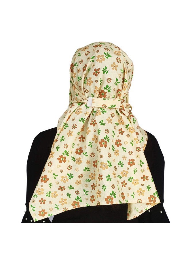 Switchon Cotton Export quality Multi color scarf cum Hijab for 12 yrs and above (Multicolor11) - Image 3
