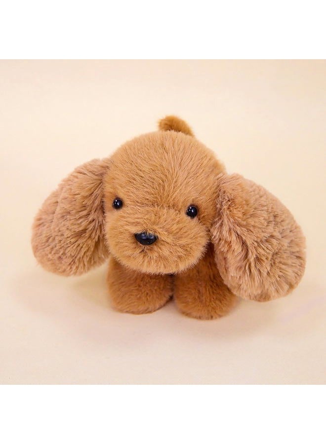 PEACH CAT Golden Retriever Dog Stuffed Animal Cute Puppy Plushies Small Plush Toys Gifts for Kids Brown - Image 1
