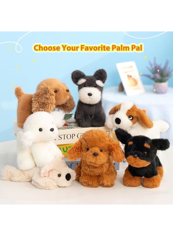 PEACH CAT Golden Retriever Dog Stuffed Animal Cute Puppy Plushies Small Plush Toys Gifts for Kids Brown - Image 5