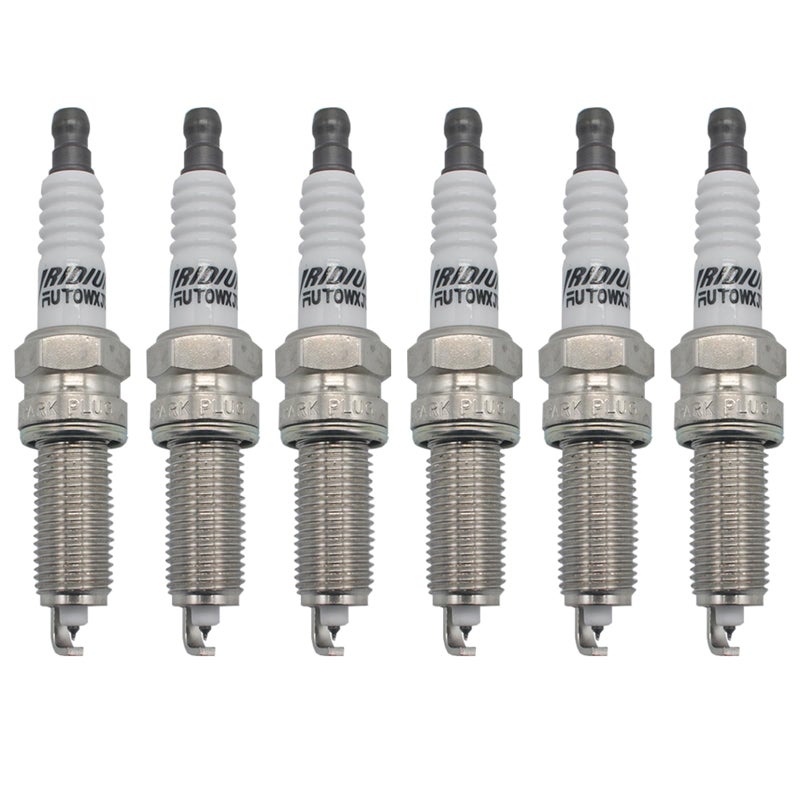 Autowxjq Iridium Spark Plug 6pcs Replace LKR7DIX11S 93175