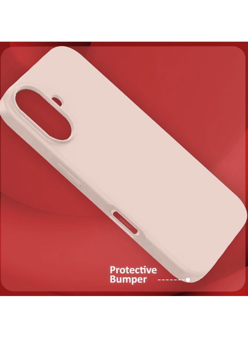 Raxoom Liquid Silicone Case for iPhone 16 Plus - Ultra Slim Design with Soft Anti-Scratch Microfiber Lining & Drop Protection - Image 3