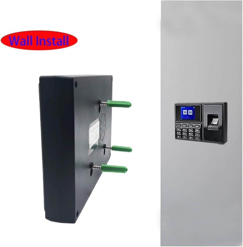 Clocking in Machine, A4 TCP/IP Biometric Fingerprint Employee Time and Attendance Management System Time Clock Punch Clock Machine，A12 id Spanish_Plug - Image 4