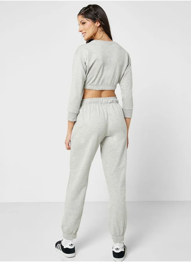 Ginger Crop Top & Jogger Set