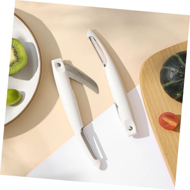 2pcs Wear Resistant Carrot Peeler Vegetable Cutter Set Multifunction Fruit Kitchen Tool - Image 5