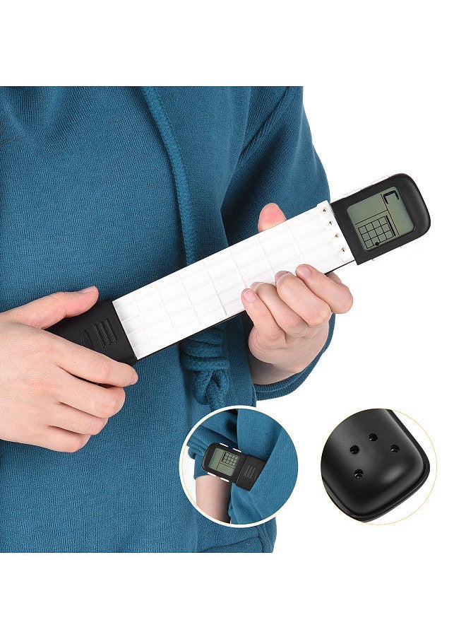 Generic - Portable Ukulele Chord Trainer Uke Fingering Practice Tool with 360° Rotatable Chords Chart Screen for Ukelele Beginners - Image 1