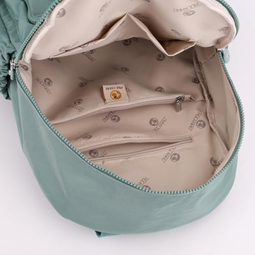 Tanweibago Mini Nylon Women Backpacks,11L Small Ladies backpacks Casual Lightweight Women Shopping Travel Daypack (Z2-Grey) - Image 4