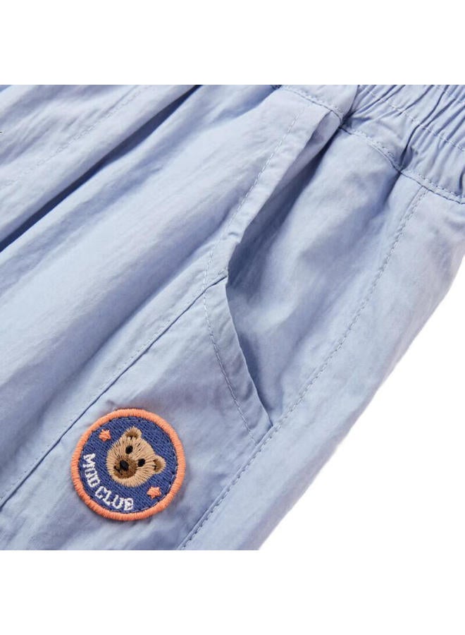 Mqd (Mqd) Boys And Girls Summer New College Style Cool Sports Elastic Waist Pants Mosquito-Proof Pants Casual Pants - Image 1