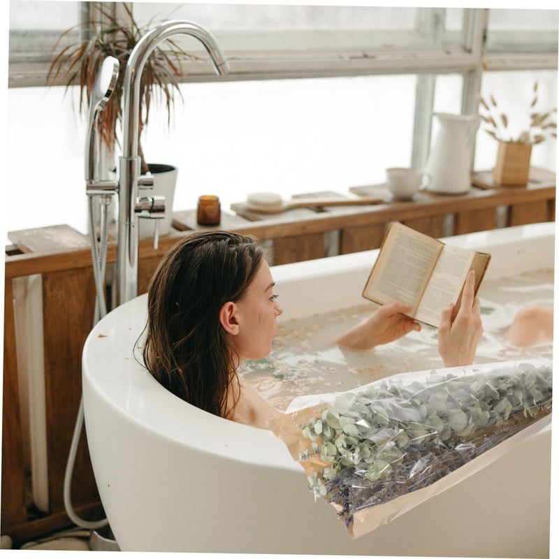 Alipis Dried Lavender and Eucalyptus Stems Bouquet, Natural Preserved Shower Plants Fresh Eucalyptus Leaves and 40g Dried Lavender Bundle for Bathroom Décor and Aromatherapy - Image 4