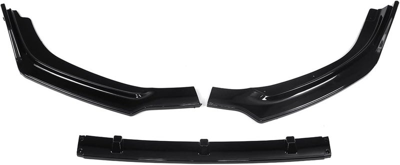 Wivplex Carbon Fiber Look Front Bumper Splitter Lip Diffuser Kit - Image 1