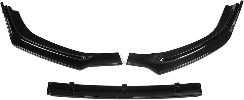 Wivplex Carbon Fiber Look Front Bumper Splitter Lip Diffuser Kit - Image 4