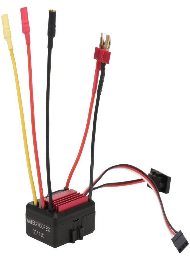 35A Small Brushless Electronic Speed Controller ESC for 1/18 1/16 Remote Control CarRed - Image 5