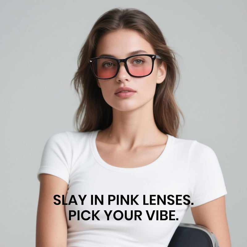 Cyxus Blue Light Glasses for Men Women Reduce Eye Strain UV Blocking for Computer Screen 8082 - Image 3