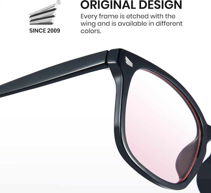 Cyxus Blue Light Glasses for Men Women Reduce Eye Strain UV Blocking for Computer Screen 8082 - Image 5