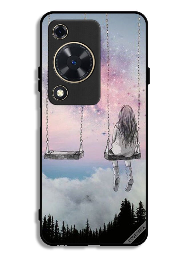 Covernex Huawei Nova Y72S Protective Case Cover Lonely Girl Art