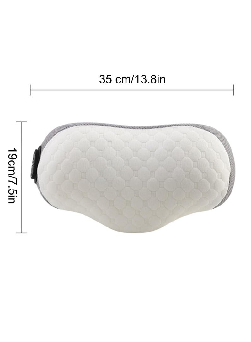 General Neck Massager, Memory Foam Vibrating Heat Compress Electric Massage Pillow, Deep Tissue Kneading, Body Muscle Pain Relief, Portable Soft Pillow  - Image 2