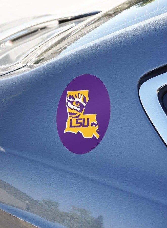 GRAPHICS & MORE LSU Tiger State Mark Automotive Car Window Locker Circle Bumper Sticker - Image 5