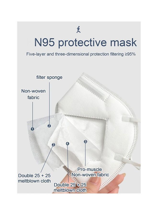 NIBEMINENT Pack Of 9 N95 Face Mask - Image 2