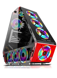 Triangle Mid-Tower ATX PC Gaming Case(Fans are not Included)