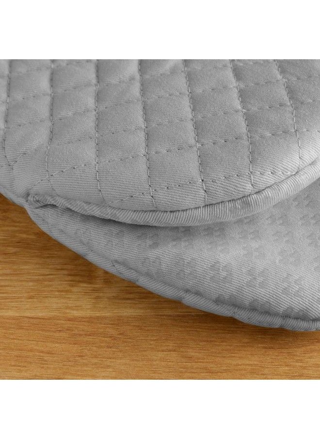 KitchenAid Asteroid Mini Oven Mitt 5.5"X8" Grey 2 Count  - Image 4