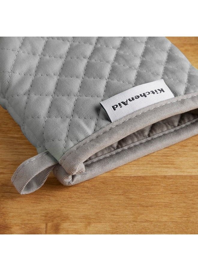 KitchenAid Asteroid Mini Oven Mitt 5.5"X8" Grey 2 Count  - Image 5