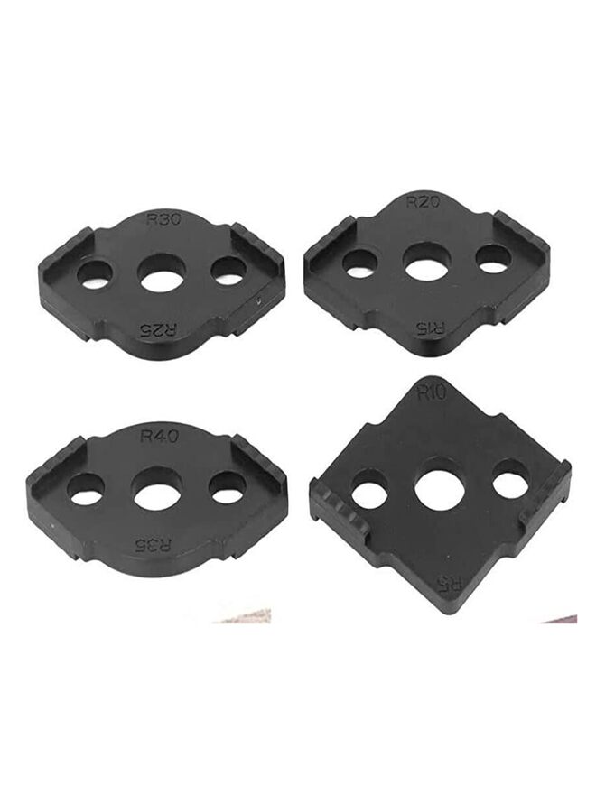Pack of 4 Radius Jig Router Templates Corner Radius Routing Templates,Routing Rounded Corners Router Bit Templates for Woodworking Routing - Image 1